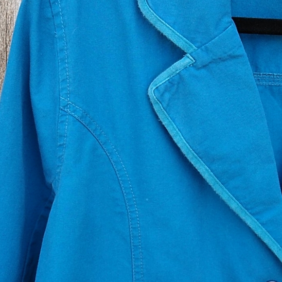 Denim&Co Blue Cotton Jacket - Picture 5 of 11
